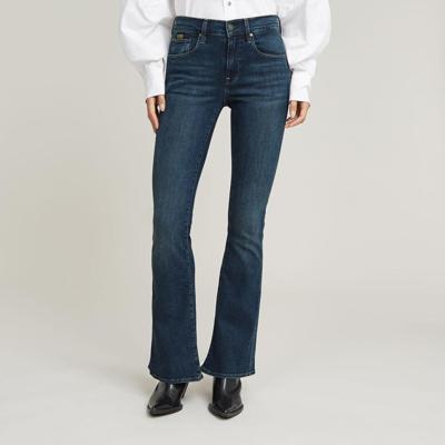 G-Star Jeans 3301 Flare WMN | Worn in Icy Blue