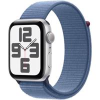 Apple Watch SE GPS 44mm alu zilver/winterblauw sportband - thumbnail