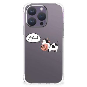 iPhone 15 Pro Stevig Bumper Hoesje Cow