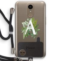 Green Brush: LG K10 (2017) Transparant Hoesje met koord