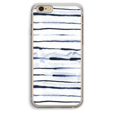 Ink Stripes: iPhone 6 Plus / 6S Plus Transparant Hoesje
