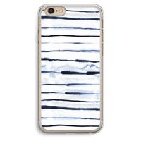 Ink Stripes: iPhone 6 Plus / 6S Plus Transparant Hoesje