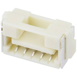 Molex 5023820570 Male header, inbouw (standaard) Totaal aantal polen: 5 Rastermaat: 1.25 mm Inhoud: 1 stuk(s) Tape on Full reel