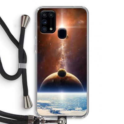 Omicron 2019: Samsung Galaxy M31 Transparant Hoesje met koord