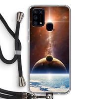 Omicron 2019: Samsung Galaxy M31 Transparant Hoesje met koord