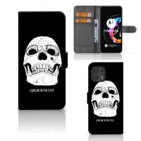 Telefoonhoesje met Naam Motorola Edge 20 Lite Skull Eyes