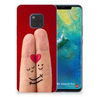 Huawei Mate 20 Pro Silicone Back Cover Liefde - Origineel Romantisch Cadeau