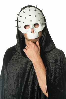 Masker doodskop met spikes
