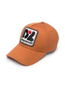 DSQUARED2 KIDS casquette à patch logo - Marron