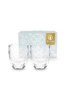 Pip Studio Set/2 Waterglazen Bloem Wit