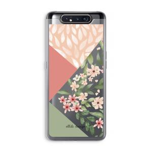 Sweet heaven geometrics: Samsung Galaxy A80 Transparant Hoesje