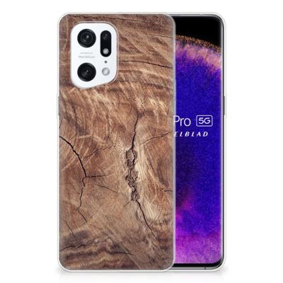 OPPO Find X5 Pro | Bumper Hoesje | Tree Trunk