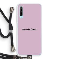 kwetsbaar: Huawei P Smart Pro Transparant Hoesje met koord