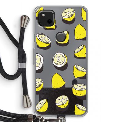 When Life Gives You Lemons...: Pixel 4a Transparant Hoesje met koord