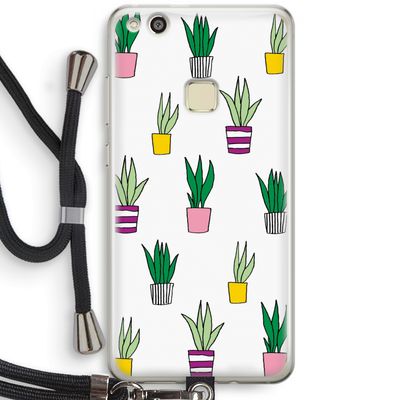 Sanseveria: Huawei Ascend P10 Lite Transparant Hoesje met koord