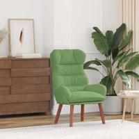 Fauteuil Lichtgroen 69 x 74 x 93 cm Fluweel