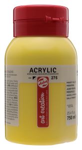 Talens Art Creation acrylverf flacon van 750 ml, primairgeel