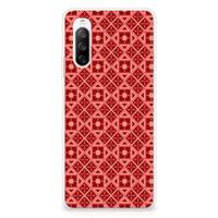 Sony Xperia 10 III | TPU bumper | Batik Rood Sony Xperia 10 III | TPU bumper | Batik Rood