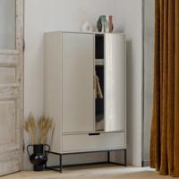 WOOOD Opbergkast 'Silas' Grenen, 149 x 85cm, kleur Dust