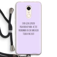Tequila: Xiaomi Redmi 5 Transparant Hoesje met koord