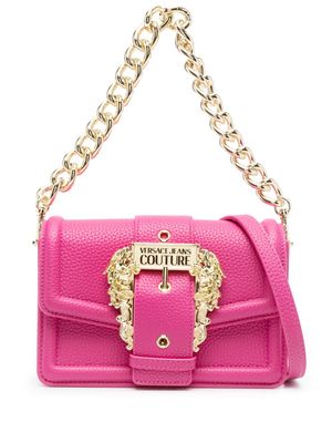 Versace Jeans Couture sac porté épaule à boucle baroque - Rose