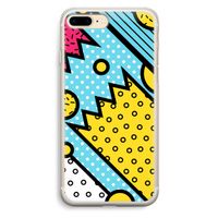 Pop Art #1: iPhone 7 Plus Transparant Hoesje