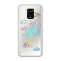 Vliegende eenhoorn: Xiaomi Redmi Note 10 Lite Transparant Hoesje