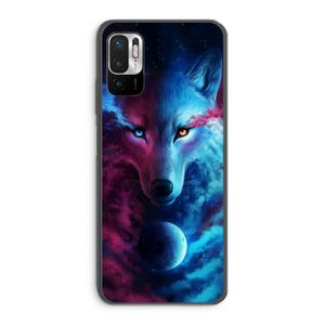 Where Light And Dark Meet: Xiaomi Redmi Note 10 5G Transparant Hoesje