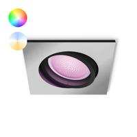 Philips Vierkante inbouwspotHue Centura - White and Color richtbaar zilvergrijs - 929003809801