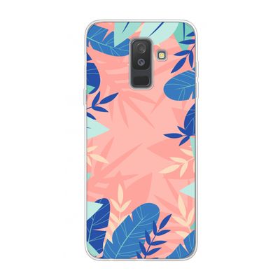 Tropisch: Samsung Galaxy A6 Plus (2018) Transparant Hoesje