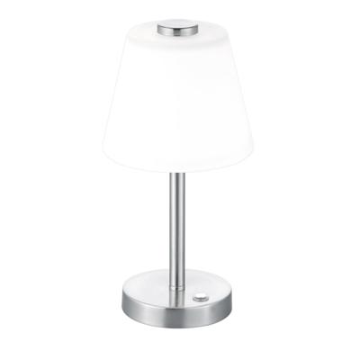 Trio Design schemerlampjeEmerald RVS met wit - 525490107