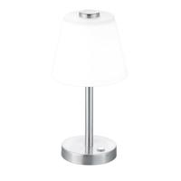 Trio Design schemerlampjeEmerald RVS met wit - 525490107