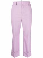 DSQUARED2 pantalon de tailleur à coupe courte - Violet - thumbnail