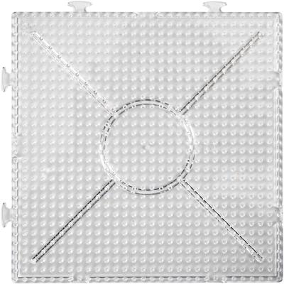 Creativ Company Strijkkralenbordje helder vierkant 15x15cm,2st.