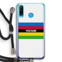 WK Wielrennen: Huawei P30 Lite Transparant Hoesje met koord