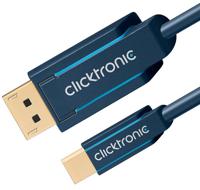 ClickTronic 70737 DisplayPort kabel 1 m Mini DisplayPort Blauw - thumbnail