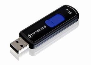 Transcend JetFlash elite JetFlash 760, 64GB USB flash drive USB Type-A 3.2 Gen 1 (3.1 Gen 1) Zwart, Blauw