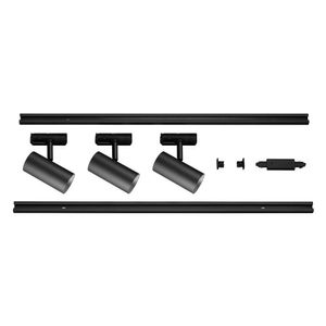 SLV Railverlichting set Noblo 1-fase - zwart - 2700K 1007673