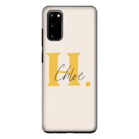 Amber Script: Samsung Galaxy S20 Tough Case