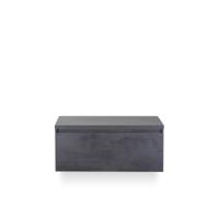 Frozen Badmeubelset 100 cm - Greeplijst in kleur - Incl. Bovenblad Beton Antraciet