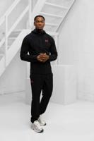 Under Armour Vibe Woven Trainingspak Heren Zwart/Rood - Maat M - Kleur: RoodZwart | Soccerfanshop