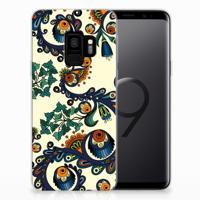 Siliconen Hoesje Samsung Galaxy S9 Barok Flower