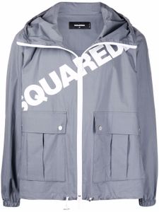 DSQUARED2 veste légère à capuche - Gris