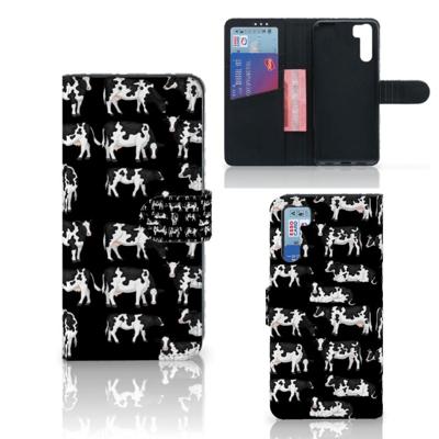 OPPO A91 | Reno3 | Telefoonhoesje | Met pasjeshouder | Koetjes