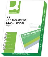 Q-CONNECT kopieerpapier, ft A4, 80 g, pak van 500 vel, wit