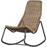 WOOOD Tom Schommelstoel Buiten - Rattan - Naturel - 97x51x95