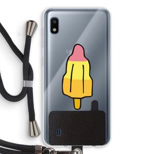 Raketijsje: Samsung Galaxy A10 Transparant Hoesje met koord