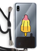 Raketijsje: Samsung Galaxy A10 Transparant Hoesje met koord