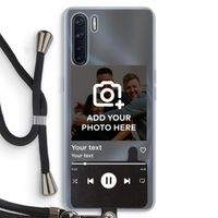 Music Player: Oppo A91 Transparant Hoesje met koord
