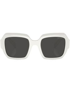 Prada Eyewear lunettes de soleil à monture oversize - Blanc